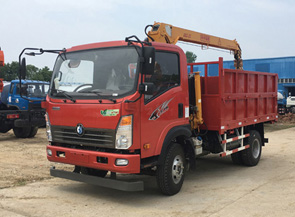 重汽王牌3.2噸福曼隨車(chē)吊（欄板加高）